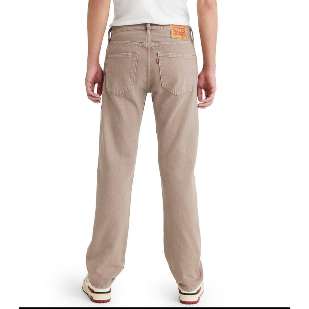 NEW Levi's Mens 501 Original Fit Button Fly Non-Stretch Jeans Beige Size 38 X 34 - Picture 2 of 7